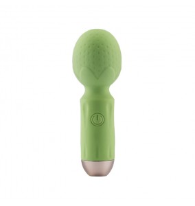 SHUNHUAN - Strawberry Vibrating AV Wand (Chargeable - Green)